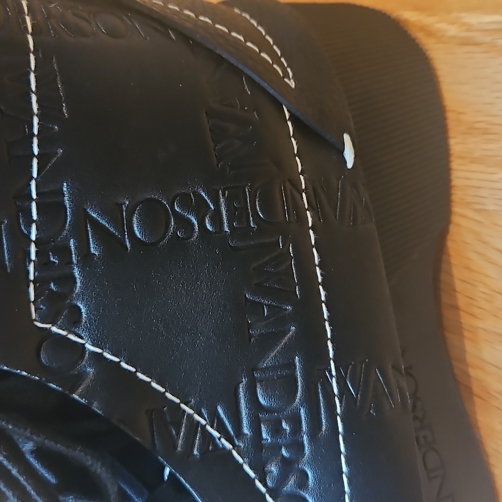 JW Anderson Black High-Top Sneakers, Size 9 - Picture 2 of 8